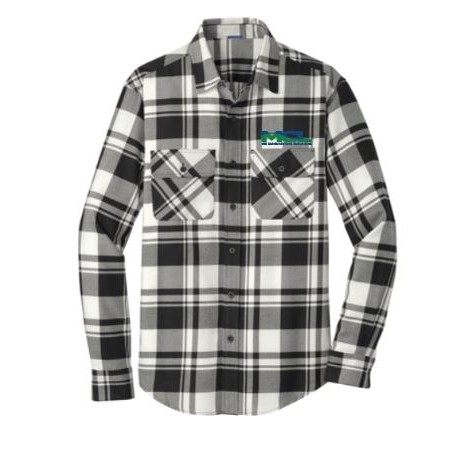 black and white flannel women's