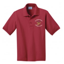 KP55Y UNIFORM APPROVED Port & Company® Youth Core Blend Jersey Knit Polo